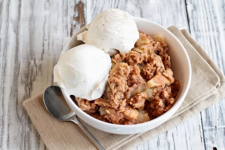 Single Serving Apple Crisp