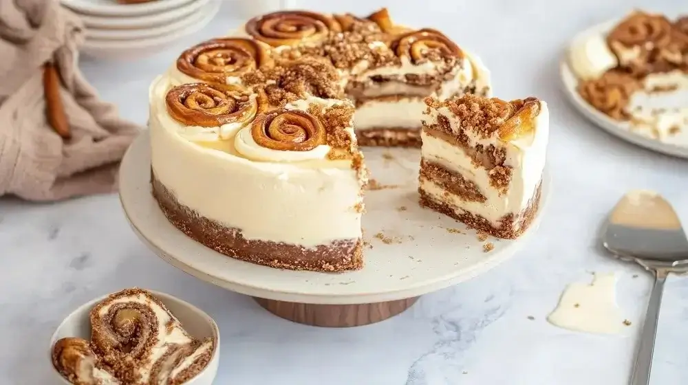 Cinnamon Roll Honeybun Cheesecake Recipe