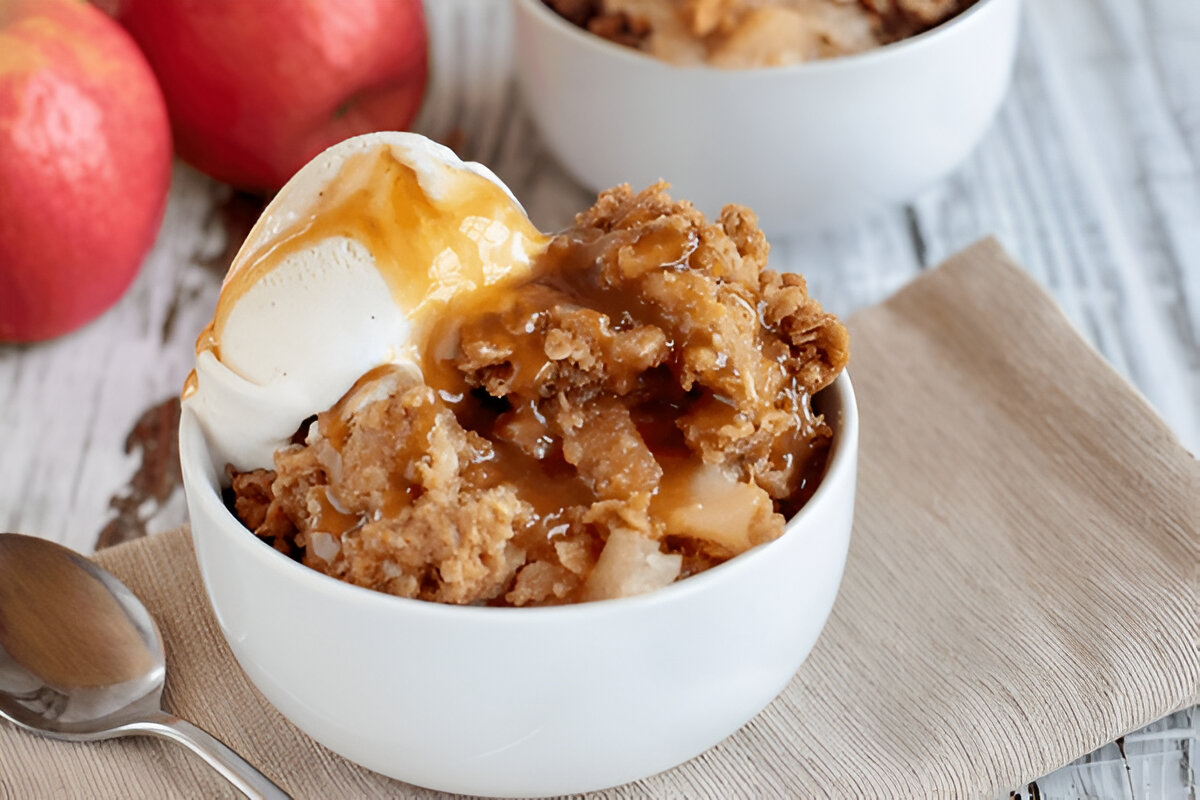 Single Serving Apple Crisp